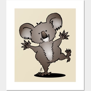 Dancing Koala - Australian Delight Posters and Art